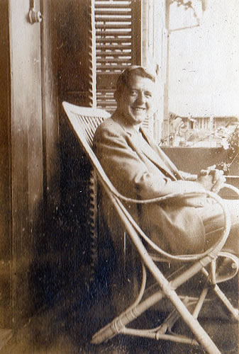 Jim sitting in chair